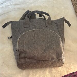 Elegant Gray Women's Baby Bag